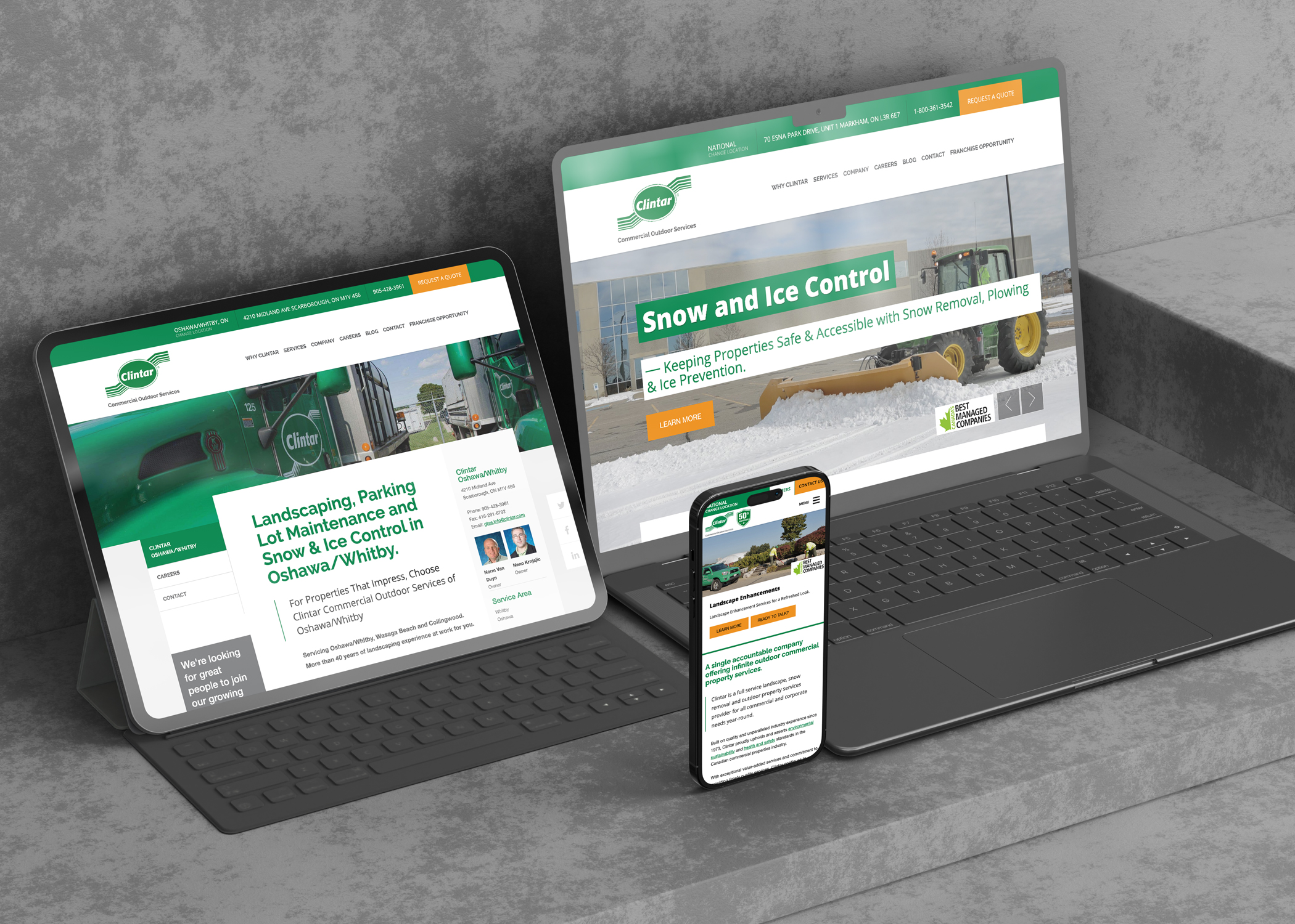 Clintar Website Showcase 